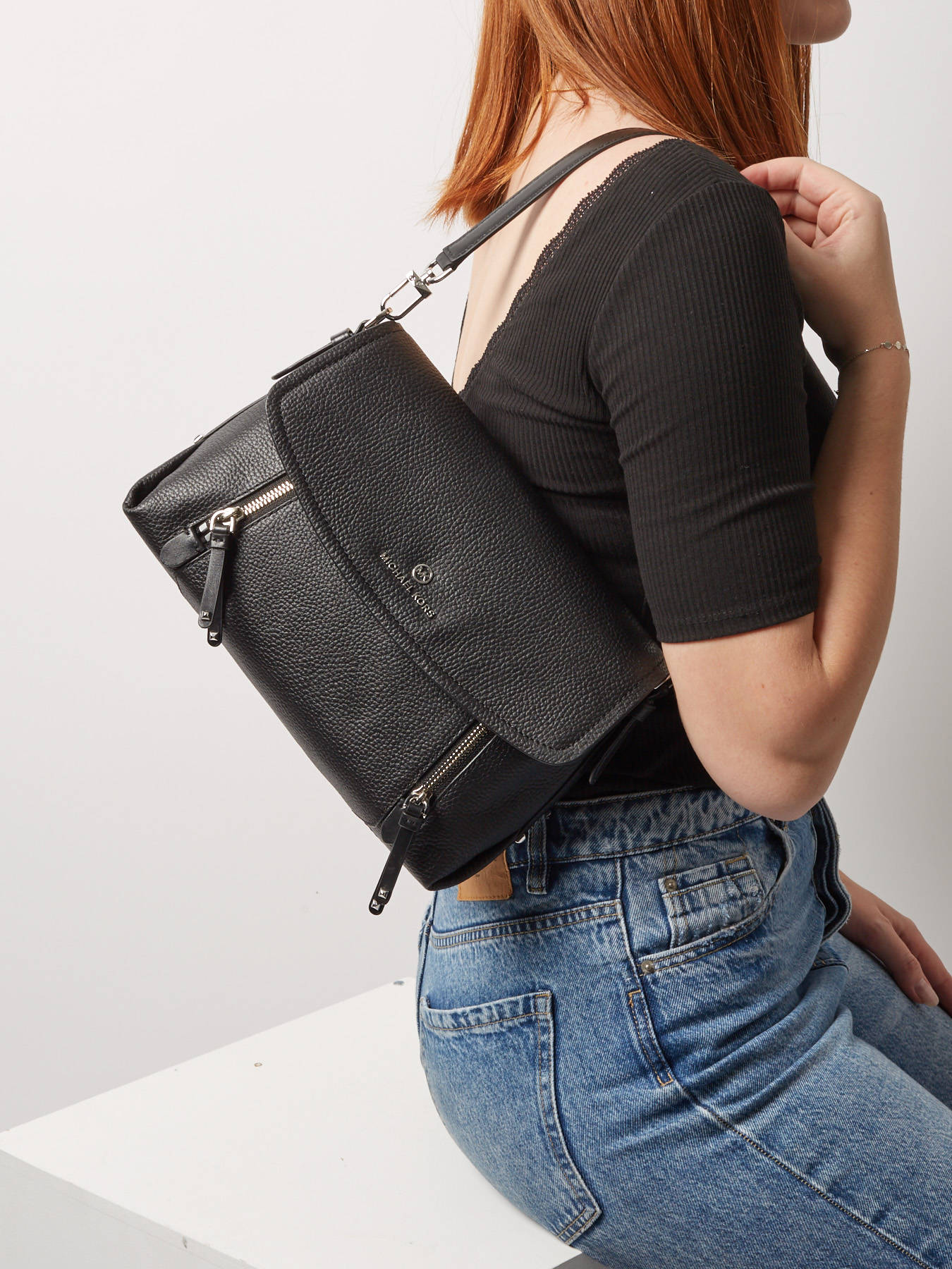 sac bandoulière michael kors noir