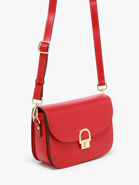 Sac Bandoulière M Altair Cuir Etrier Rouge altair EALA081M vue secondaire 2