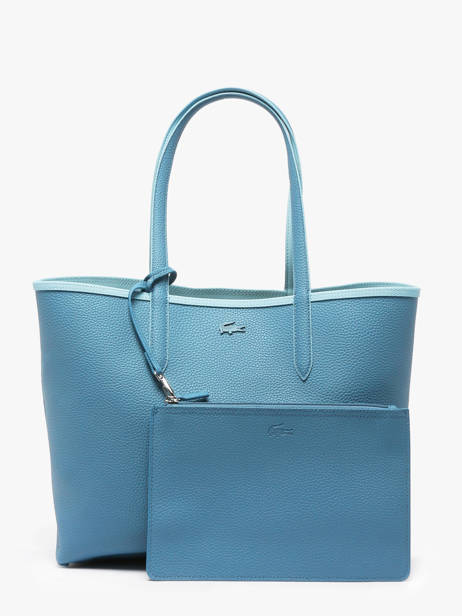 Sac Cabas Anna Reversible Lacoste Bleu anna 18SAXPG6 vue secondaire 2