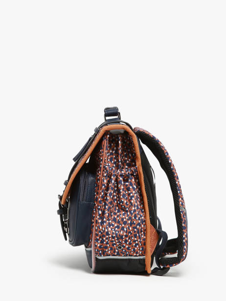 Cartable 2 Compartiments Cameleon Marron vintage fantasy PBVGCA38 vue secondaire 2