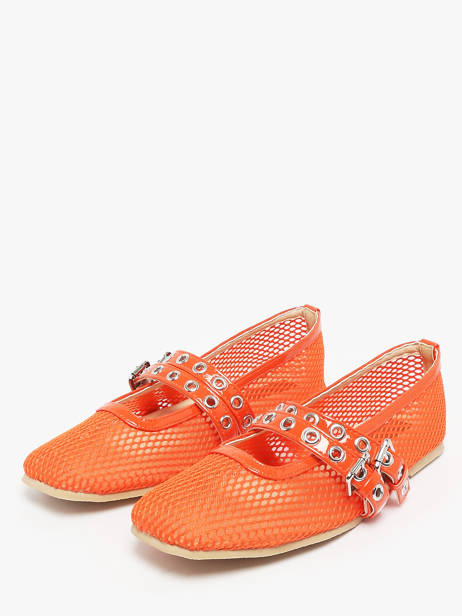 Ballerines Colors of california Orange women CPATTY07 vue secondaire 2