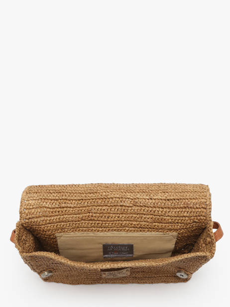 Sac Bandoulière L'atelier Du Crochet Raphia Le voyage en panier Beige l'atelier du crochet AM768 vue secondaire 3