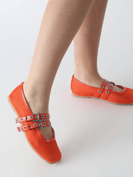 Ballerines Colors of california Orange women CPATTY07 vue secondaire 1