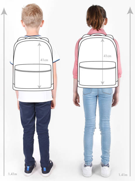 Sac à Dos 2 Compartiments Tann's Multicolore les fantaisies f 63265 vue secondaire 1
