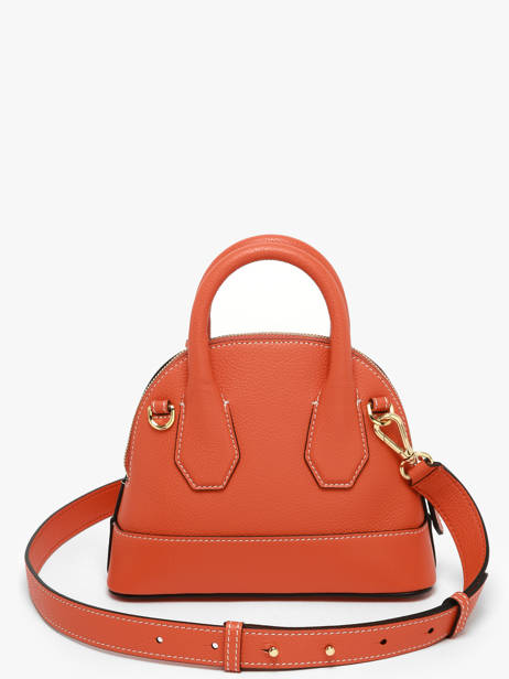 Sac Bandoulière Belleville Cuir Lancel Orange belleville A13735 vue secondaire 3