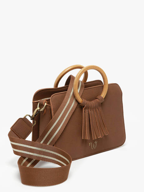 Sac Bandoulière S Camomille Woomen Marron camomille WCAO1S vue secondaire 2