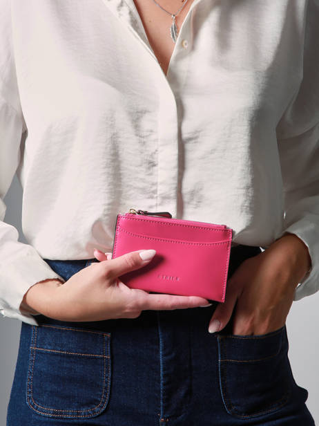 Porte-cartes Altair Cuir Etrier Rose altair EALA094M vue secondaire 1