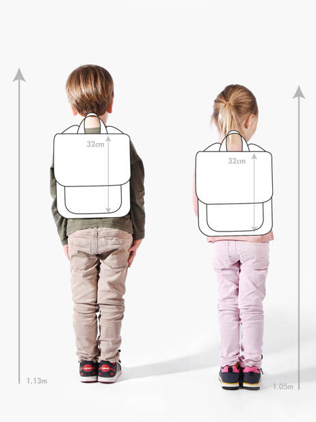 Sac à Dos 1 Compartiment Roxy Noir kids RJBP4915 vue secondaire 1