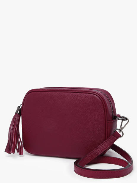 Sac Bandoulière Caviar Cuir Milano Rouge caviar CA2006N vue secondaire 2