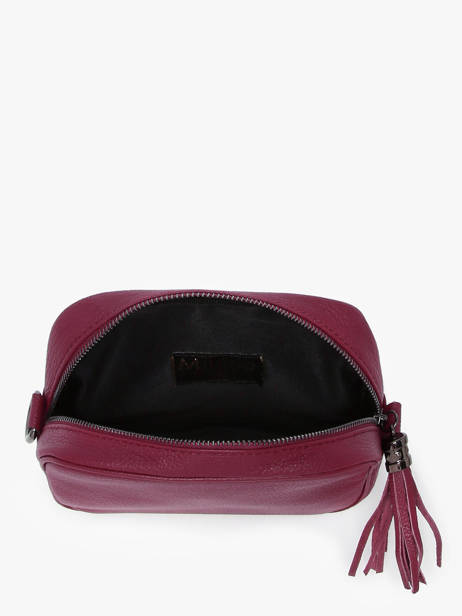 Sac Bandoulière Caviar Cuir Milano Rouge caviar CA2006N vue secondaire 3