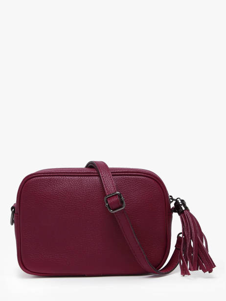 Sac Bandoulière Caviar Cuir Milano Rouge caviar CA2006N vue secondaire 4