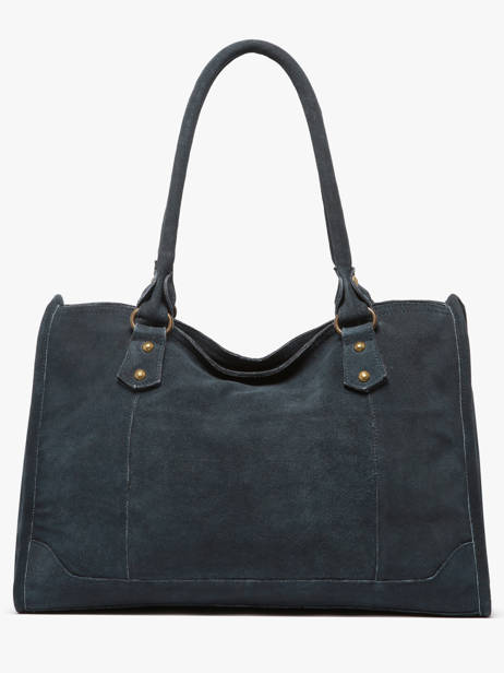 Sac à Main A4 Houston Cuir Basilic pepper Bleu houston BHOU31 vue secondaire 4