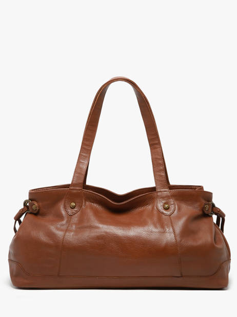 Sac Porté épaule Cow Cuir Basilic pepper Marron cow BCOW80 vue secondaire 4