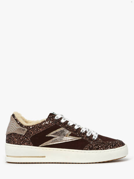 Sneakers En Cuir Semerdjian Marron women NOUBAR
