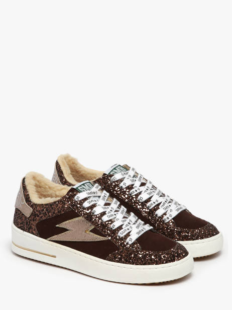 Sneakers En Cuir Semerdjian Marron women NOUBAR vue secondaire 1