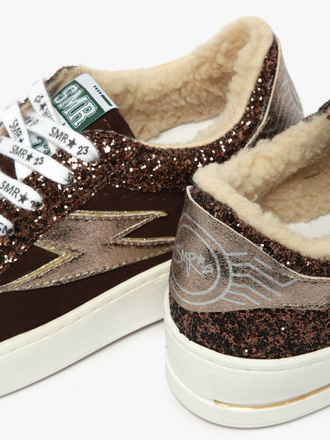 Sneakers En Cuir Semerdjian Marron women NOUBAR vue secondaire 2