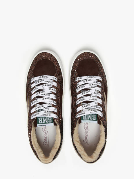 Sneakers En Cuir Semerdjian Marron women NOUBAR vue secondaire 3