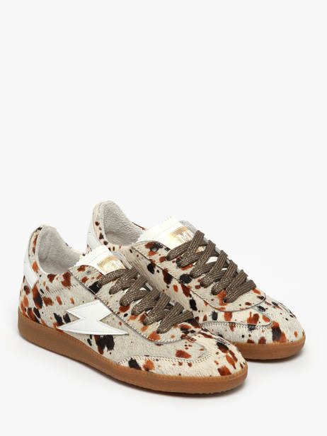 Sneakers En Cuir Semerdjian Multicolore women ASLAN vue secondaire 1