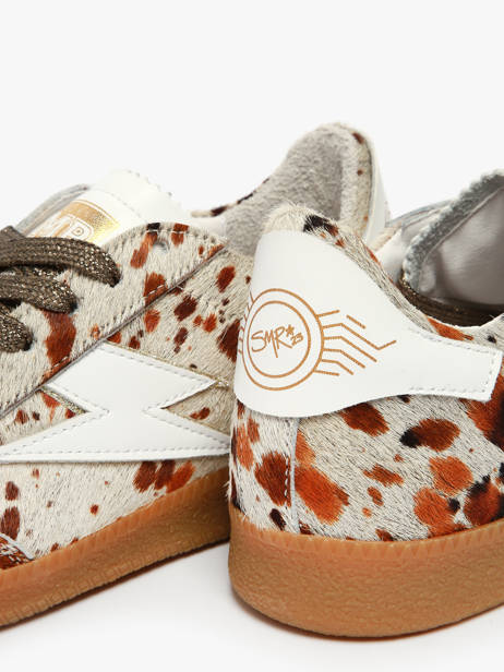 Sneakers En Cuir Semerdjian Multicolore women ASLAN vue secondaire 2