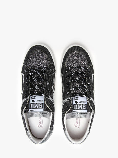 Sneakers En Cuir Semerdjian Noir women VANA vue secondaire 3