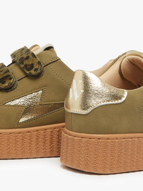 Sneakers Aby Vanessa wu Vert women BK2714NR vue secondaire 3