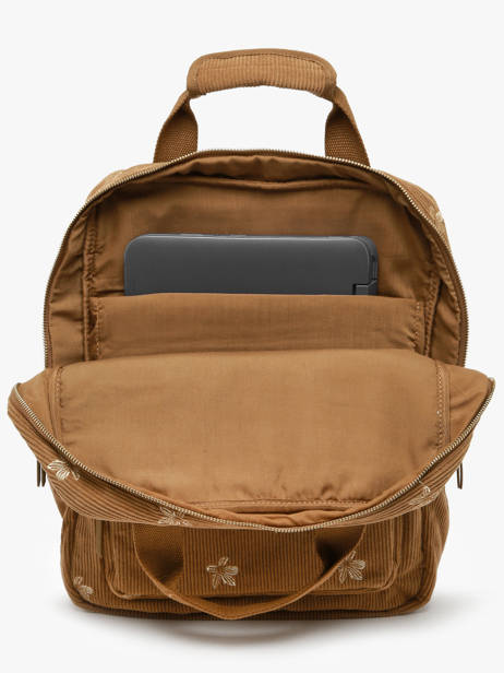 Sac à Dos 1 Compartiment Roxy Marron back to school RJBP4933 vue secondaire 2