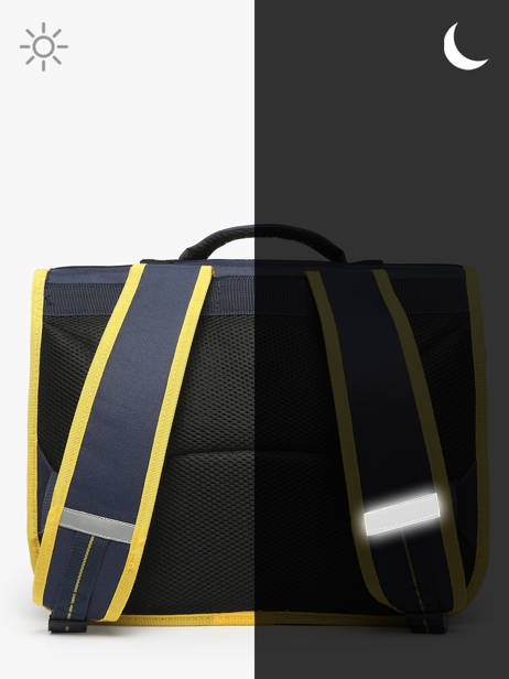 Cartable 2 Compartiments Real madrid Bleu real 24BR203C vue secondaire 5