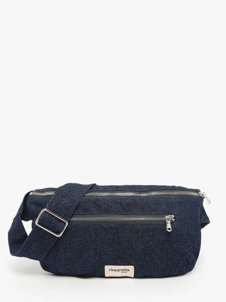 Le Sac Banane Orsel Coton Recyclé Rivedroite Bleu timeless ORSELTIM