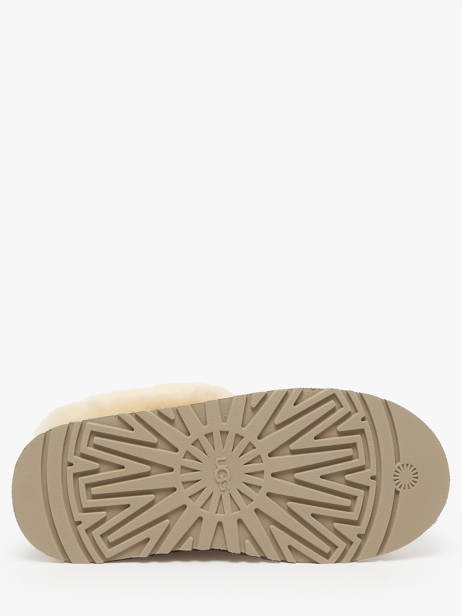 Bottines Plateforme En Cuir Ugg Beige women 1171393 vue secondaire 5