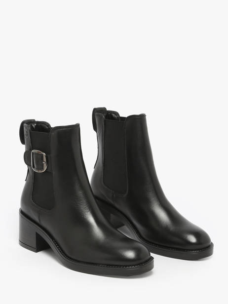 Bottines à Talon En Cuir Tamaris Noir women 45 vue secondaire 2
