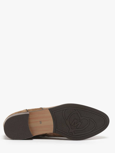 Bottines En Cuir Mam'zelle Beige women CSIRL61 vue secondaire 5