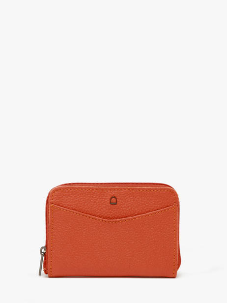Porte-monnaie Madras Cuir Etrier Orange madras EMAD900