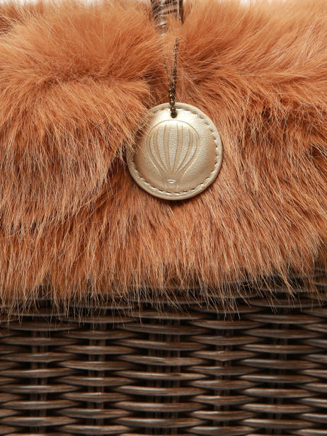 Cabas Doudou Le voyage en panier Marron doudou L vue secondaire 3