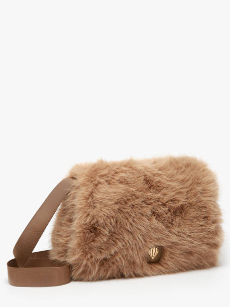 Sac Bandoulière Doudou Polyester Le voyage en panier Marron doudou AHP266 vue secondaire 2