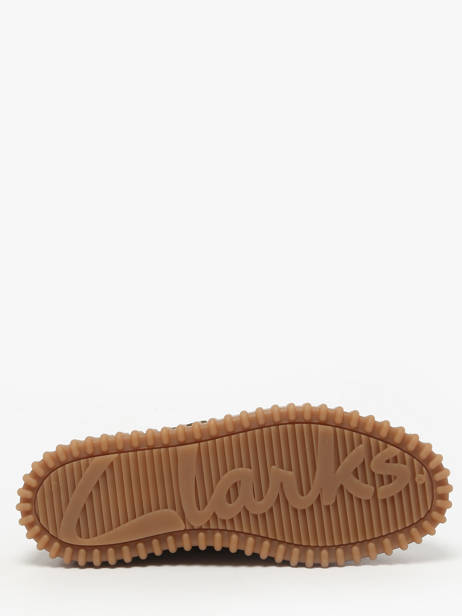 Chaussures Derbies Montante En Cuir Clarks Vert women 26183872 vue secondaire 4