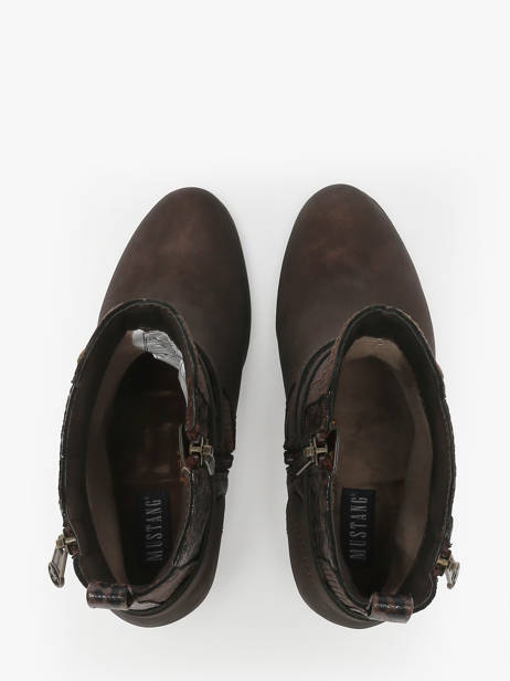 Bottines à Talon Mustang Marron women M0162008 vue secondaire 3