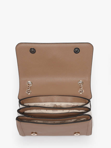 Sac Bandoulière Noelle Guess Marron noelle ZG967221 vue secondaire 3
