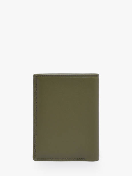 Portefeuille M Vertical Zippé Martin Cuir Le tanneur Vert martin C529T-U7 vue secondaire 3