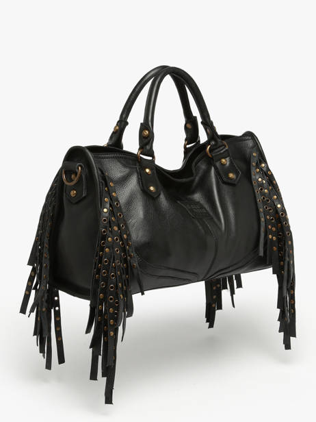 Sac à Main Dakota Eyelet Cuir Basilic pepper Noir dakota eyelet BDAE22 vue secondaire 2