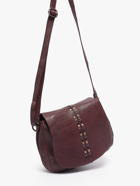 Sac Bandoulière Heritage Cuir Biba Violet heritage HAK2L vue secondaire 2