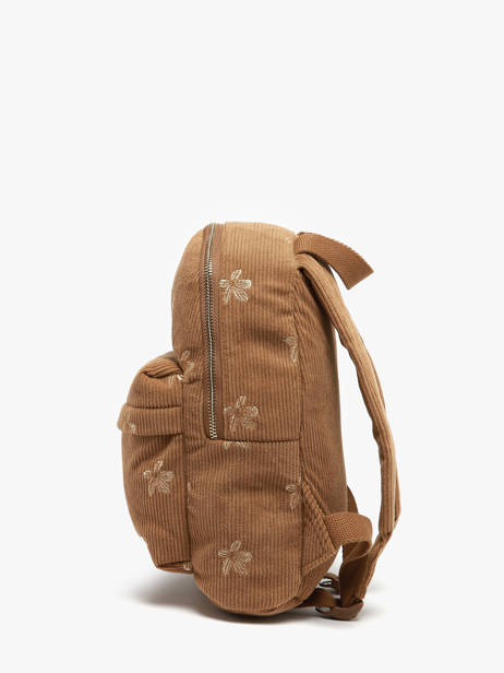 Sac à Dos 1 Compartiment Roxy Marron back to school RJBP4935 vue secondaire 2
