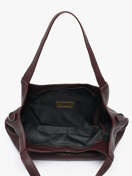 Sac Porté épaule Caviar Cuir Milano Rouge caviar CA25061 vue secondaire 3