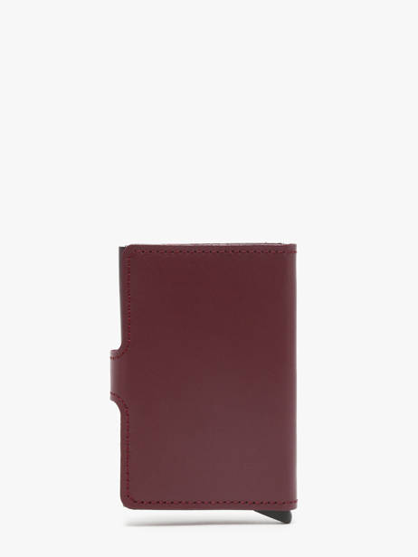 Porte-cartes Original Cuir Secrid Rouge original MO vue secondaire 3