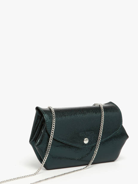 Sac Pochette Gustave Minuit Cuir Paul marius Vert minuit GUSTPMIN vue secondaire 2