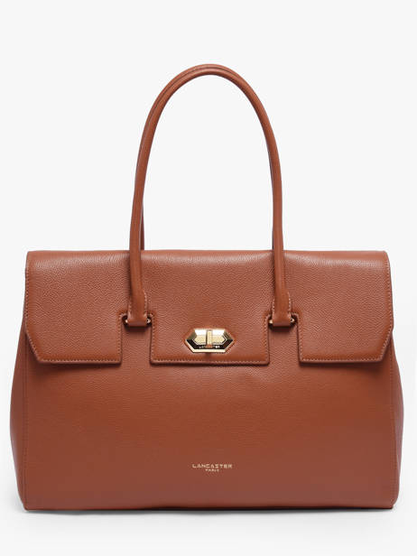 Sac Porte Epaule A4 Milano Cuir Lancaster Beige milano cosmos 57