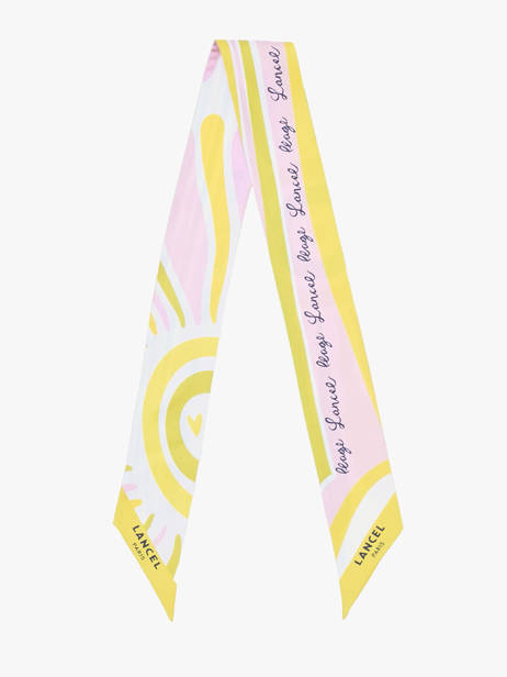 Ruban De Soie Sunrise 82x5,5cm Lancel Multicolore charms A14134