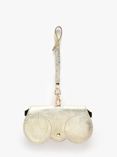 Étui Lunettes Nine Cuir Milano Argent nine NI25069