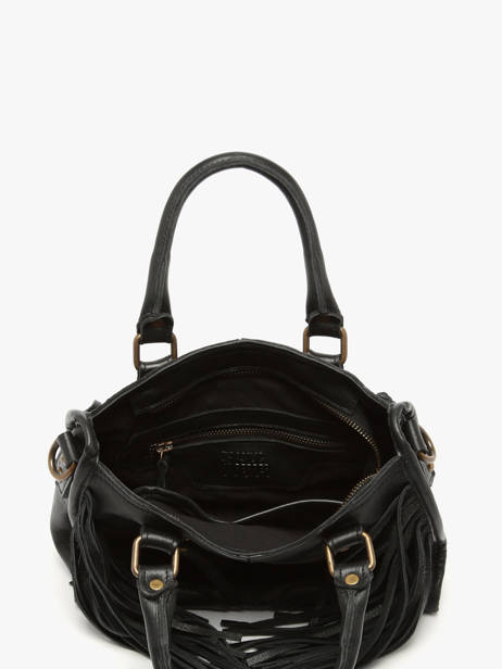 Sac Bandoulière Dakota Cuir Basilic pepper Noir dakota BDAK72 vue secondaire 3