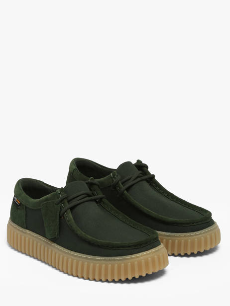 Chaussures Derbies Clarks Vert men 26186160 vue secondaire 2