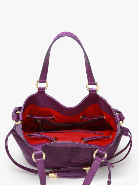 Sac Seau M Premier Flirt Cuir Lancel Violet premier flirt A10110 vue secondaire 4